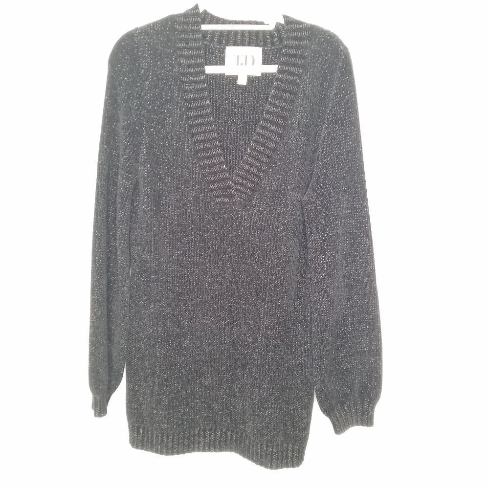 TJD black sweater dress size S/XS